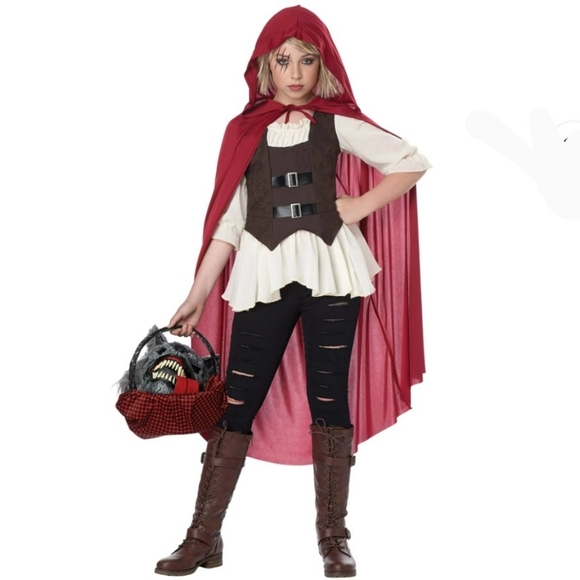 Little Red Ridinghood/Ain't Afraid of No Wolf Costume Size Large 10-12 - Picture 1 of 3